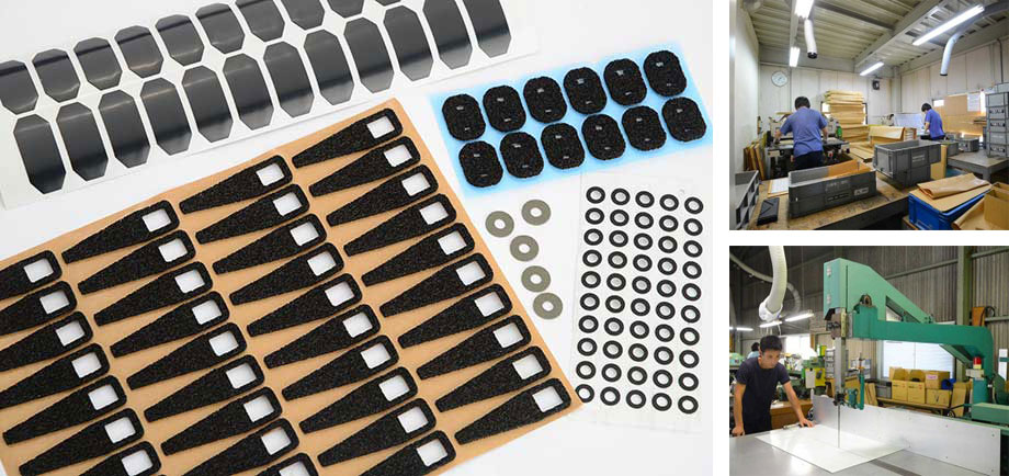 工業用ゴム・スポンジ製品